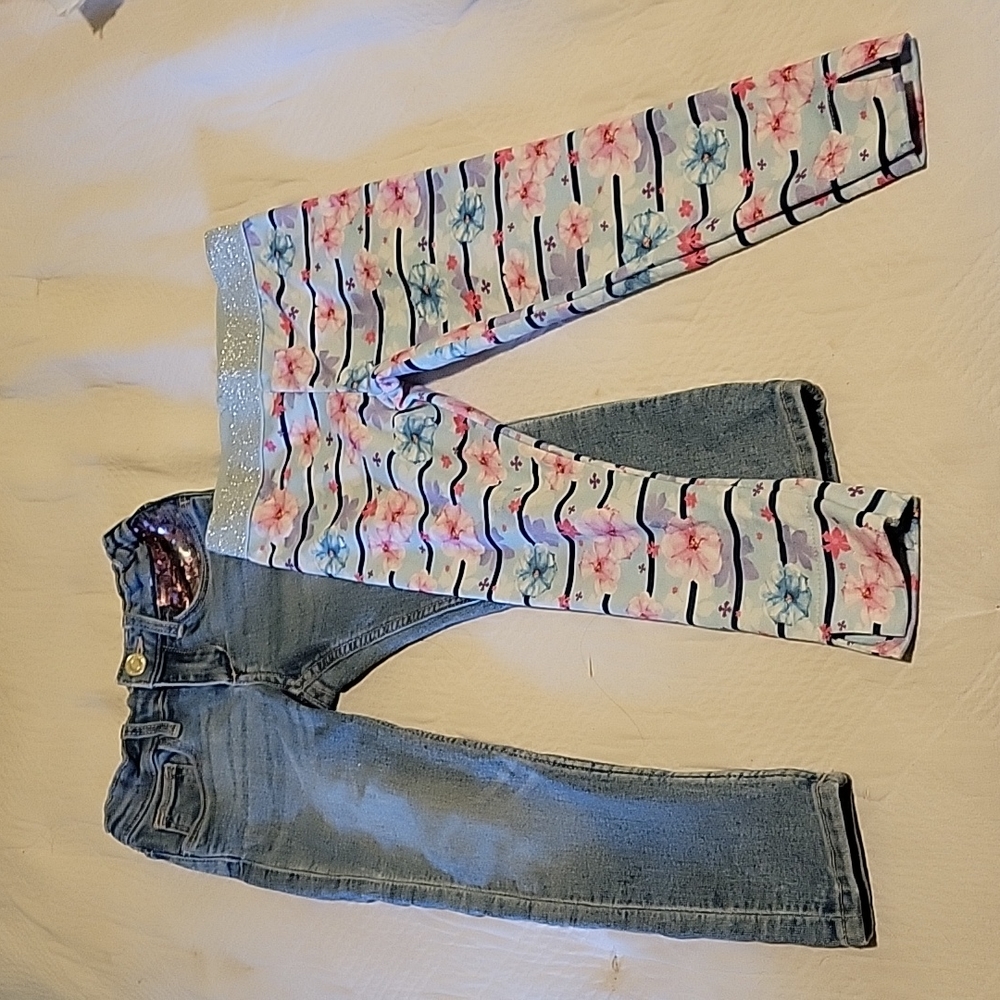 Girls Jean's & leggings